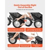 image:imageVEVOR Game Carts for Hunting 300 LBS Deer Cart Game Hauler Hawk Crawler Hawk Hunting All Terrain Folding Cart Deer Hauling HeavyDuty Utility Gear Dolly for Hunting Fishing Hiking500lbs4wheelsAluminum Frame