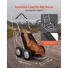 image:imageVEVOR Game Carts for Hunting 300 LBS Deer Cart Game Hauler Hawk Crawler Hawk Hunting All Terrain Folding Cart Deer Hauling HeavyDuty Utility Gear Dolly for Hunting Fishing Hiking500lbs4wheelsAluminum Frame