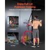 image:imageVEVOR Home Gym Equipment Leverage Gym with 21 Ratio LAT Low Row System Strength Training Machine for Squats Deadlifts Bench Press Bicep Curls Home Gym Machine Adjustable Full Body Workout Station