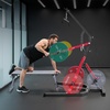 image:imageVEVOR Home Gym Equipment Leverage Gym with 21 Ratio LAT Low Row System Strength Training Machine for Squats Deadlifts Bench Press Bicep Curls Home Gym Machine Adjustable Full Body Workout Station