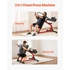 image:imageVEVOR Incline Chest Fly and Rear Delt Fly Machine 450 LBS Chest Machine Adjustable Fitness Chest Bench Set Home Gym Equipment for Upper Body Strength Training Machine