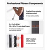 image:imageVEVOR LAT Pull Down Machine Row Cable MachineBlack Red