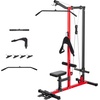 image:imageVEVOR LAT Pull Down Machine Row Cable MachineBlack Red