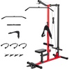 image:imageVEVOR LAT Pull Down Machine Row Cable MachineBlack Red