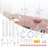 image:imageVEVOR Lab Distillation Kit 33 Boro Lab Glassware Distillation Kit with 24 40 Joint 1000ml Essential Oil Distillation Apparatus Kit 29 pcs Set of Glassware Equipment32 Pieces