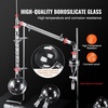 image:imageVEVOR Lab Distillation Kit 33 Boro Lab Glassware Distillation Kit with 24 40 Joint 1000ml Essential Oil Distillation Apparatus Kit 29 pcs Set of Glassware Equipment32 Pieces