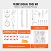 image:imageVEVOR Lab Distillation Kit 33 Boro Lab Glassware Distillation Kit with 24 40 Joint 1000ml Essential Oil Distillation Apparatus Kit 29 pcs Set of Glassware Equipment29Piece