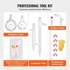 image:imageVEVOR Lab Distillation Kit 33 Boro Lab Glassware Distillation Kit with 24 40 Joint 1000ml Essential Oil Distillation Apparatus Kit 29 pcs Set of Glassware Equipment14Piece