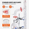 image:imageVEVOR Lab Distillation Kit 33 Boro Lab Glassware Distillation Kit with 24 40 Joint 1000ml Essential Oil Distillation Apparatus Kit 29 pcs Set of Glassware Equipment14Piece