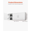 image:imageVEVOR Laundry Room Wall Cabinet 2Tier Wall Mounted Hanging Cabinet with Adjustable Shelf Cupboard Storage with 2 Doors for Kitchen Bathroom Laundry 118 x 236 x 236 in D x W x H White3 Doors