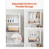 image:imageVEVOR Laundry Room Wall Cabinet 2Tier Wall Mounted Hanging Cabinet with Adjustable Shelf Cupboard Storage with 2 Doors for Kitchen Bathroom Laundry 118 x 236 x 236 in D x W x H White2 Doors