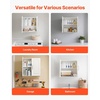 image:imageVEVOR Laundry Room Wall Cabinet 2Tier Wall Mounted Hanging Cabinet with Adjustable Shelf Cupboard Storage with 2 Doors for Kitchen Bathroom Laundry 118 x 236 x 236 in D x W x H White2 Doors