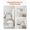 image:imageVEVOR Laundry Room Wall Cabinet 2Tier Wall Mounted Hanging Cabinet with Adjustable Shelf Cupboard Storage with 2 Doors for Kitchen Bathroom Laundry 118 x 236 x 236 in D x W x H White2 Doors