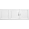 image:imageVEVOR Laundry Room Wall Cabinet 2Tier Wall Mounted Hanging Cabinet with Adjustable Shelf Cupboard Storage with 2 Doors for Kitchen Bathroom Laundry 118 x 236 x 236 in D x W x H White3 Doors
