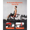 image:imageVEVOR Leg Extension and Curl Machine 700 lbs Capacity Lower Body Special Leg Machines Adjustable Leg Exercise Bench Leg Rotary Extension for Thigh Home Gym Workout Training Weight Equipment