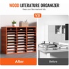 image:imageVEVOR Literature Organizers 36 Compartments Office Mailbox with Adjustable Shelves Wood Literature Sorter 393x12x268 inches for Office Home Classroom Mailrooms Organization EPA Certified BrownBrown