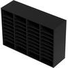 image:imageVEVOR Literature Organizers 36 Compartments Office Mailbox with Adjustable Shelves Wood Literature Sorter 393x12x268 inches for Office Home Classroom Mailrooms Organization EPA Certified BrownBlack