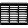 image:imageVEVOR Literature Organizers 36 Compartments Office Mailbox with Adjustable Shelves Wood Literature Sorter 393x12x268 inches for Office Home Classroom Mailrooms Organization EPA Certified BrownBlack
