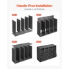 image:imageVEVOR Literature Organizers 36 Compartments Office Mailbox with Adjustable Shelves Wood Literature Sorter 393x12x268 inches for Office Home Classroom Mailrooms Organization EPA Certified BrownDark Grey