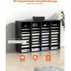 image:imageVEVOR Literature Organizers 36 Compartments Office Mailbox with Adjustable Shelves Wood Literature Sorter 393x12x268 inches for Office Home Classroom Mailrooms Organization EPA Certified BrownBlack