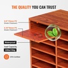 image:imageVEVOR Literature Organizers 36 Compartments Office Mailbox with Adjustable Shelves Wood Literature Sorter 393x12x268 inches for Office Home Classroom Mailrooms Organization EPA Certified BrownBrown