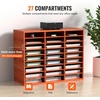 image:imageVEVOR Literature Organizers 36 Compartments Office Mailbox with Adjustable Shelves Wood Literature Sorter 393x12x268 inches for Office Home Classroom Mailrooms Organization EPA Certified BrownBrown