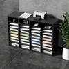 image:imageVEVOR Literature Organizers 36 Compartments Office Mailbox with Adjustable Shelves Wood Literature Sorter 393x12x268 inches for Office Home Classroom Mailrooms Organization EPA Certified BrownBlack