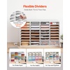 image:imageVEVOR Literature Organizers 36 Compartments Office Mailbox with Adjustable Shelves Wood Literature Sorter 393x12x268 inches for Office Home Classroom Mailrooms Organization EPA Certified BrownWhite