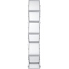 image:imageVEVOR Literature Rack 6 Pockets Pop up Aluminum Magazine Rack Lightweight Catalog Holder Stand wCarrying Bag for Living Room Hotel Trade Show Exhibition Office6 Pockets