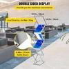 image:imageVEVOR Literature Rack 6 Pockets Pop up Aluminum Magazine Rack Lightweight Catalog Holder Stand wCarrying Bag for Living Room Hotel Trade Show Exhibition Office6 Pockets