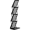 image:imageVEVOR Literature Rack 6 Pockets Pop up Aluminum Magazine Rack Lightweight Catalog Holder Stand wCarrying Bag for Living Room Hotel Trade Show Exhibition Office4 Pockets