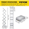 image:imageVEVOR Literature Rack 6 Pockets Pop up Aluminum Magazine Rack Lightweight Catalog Holder Stand wCarrying Bag for Living Room Hotel Trade Show Exhibition Office6 Pockets