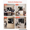 image:imageVEVOR Magnetic Glass Whiteboard Dry Erase Board 36x24 WallMounted Large White Glassboard Frameless with Marker Tray an Eraser and 2 Markers BlackBlack