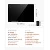 image:imageVEVOR Magnetic Glass Whiteboard Dry Erase Board 36x24 WallMounted Large White Glassboard Frameless with Marker Tray an Eraser and 2 Markers BlackBlack