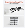 image:imageVEVOR Plastic Storage Drawers 2 Pack Storage Organizer Drawer 6 Drawers Closet Organization and Storage Dividers Dresser Organizer Clear Bins for Office Supplies Craft Rooms Classrooms and Home6 Drawers
