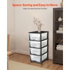 image:imageVEVOR Plastic Storage Drawers 2 Pack Storage Organizer Drawer 6 Drawers Closet Organization and Storage Dividers Dresser Organizer Clear Bins for Office Supplies Craft Rooms Classrooms and Home4 Drawers