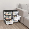 image:imageVEVOR Plastic Storage Drawers 2 Pack Storage Organizer Drawer 6 Drawers Closet Organization and Storage Dividers Dresser Organizer Clear Bins for Office Supplies Craft Rooms Classrooms and Home6 Drawers