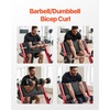 image:imageVEVOR Preacher Curl Bench Strength Training Benches Max Load 660 LBS Home Gym Fitness Equipment Seated Arm Isolated Barbell Dumbbell Bicep Station Adjustable Weight Bench with Bar Holders