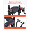 image:imageVEVOR Pull Up Bar 330 LBS Power Tower Dip Station Workout Dip Station with HShaped Stable Base amp Assistance Platform Adjustable 9 Level Height Pullup Stand for Back 3Level Adjustable Elbow Pads