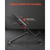 image:imageVEVOR Roman Chair Hyperextension Bench 250 lbs Adjustable amp Foldable Extension Machine MultiFunction Exercise Equipment for Glute Hamstring Back and Ab Workout Fitness Weight Bench for Home Gym