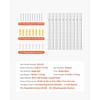 image:imageVEVOR Shelf Pilaster 363inch 8 Pack Adjustable Shelf Brackets Steel Mortise Mount Pilaster Strip Standards with 32 Screws Suitable for Wall Shelving System Cabinet Closet Organization39inch