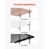 image:imageVEVOR Shelf Pilaster 363inch 8 Pack Adjustable Shelf Brackets Steel Mortise Mount Pilaster Strip Standards with 32 Screws Suitable for Wall Shelving System Cabinet Closet OrganizationHorizontal Brackets