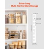 image:imageVEVOR Shelf Pilaster 363inch 8 Pack Adjustable Shelf Brackets Steel Mortise Mount Pilaster Strip Standards with 32 Screws Suitable for Wall Shelving System Cabinet Closet Organization60inch