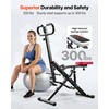 image:imageVEVOR Squat Machine Deep Squat Rowing Machine for Home Easy Setup amp Foldable Exercise Equipment Glute Trainer Machine with 12Gear Adjustable Resistance Glutes amp Leg Home Workout Machine