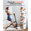 image:imageVEVOR Squat Machine Deep Squat Rowing Machine for Home Easy Setup amp Foldable Exercise Equipment Glute Trainer Machine with 23 HighStrength Resistance Bands Glutes amp Leg Home Workout Machine2 HighStrength Resistance Bands
