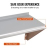 image:imageVEVOR Stainless Steel Wall Shelf 86 x 162 Pack with Backsplash Holds 44 lbs Ideal for Kitchen Bar Restaurant Home Hotel12 x 36