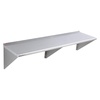 image:imageVEVOR Stainless Steel Wall Shelf 86 x 162 Pack with Backsplash Holds 44 lbs Ideal for Kitchen Bar Restaurant Home Hotel18 x 72