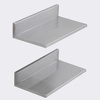 image:imageVEVOR Stainless Steel Wall Shelf 86 x 162 Pack with Backsplash Holds 44 lbs Ideal for Kitchen Bar Restaurant Home Hotel86 x 162PCS