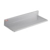 image:imageVEVOR Stainless Steel Wall Shelf 86 x 162 Pack with Backsplash Holds 44 lbs Ideal for Kitchen Bar Restaurant Home Hotel86 x 242PCS