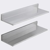 image:imageVEVOR Stainless Steel Wall Shelf 86 x 162 Pack with Backsplash Holds 44 lbs Ideal for Kitchen Bar Restaurant Home Hotel86 x 242PCS